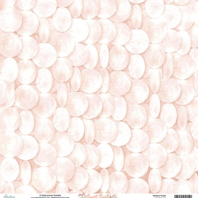 Papel decorativo com padrão de círculos bege e branco texturizado