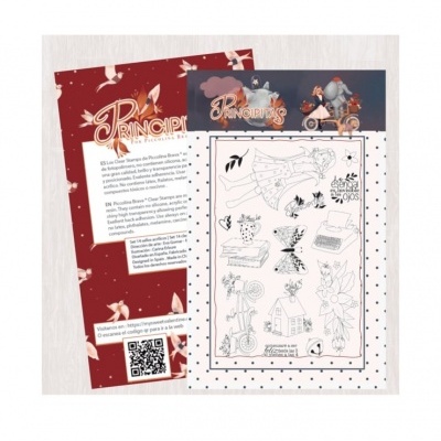 Conjunto de papéis com texto, ilustrações coloridas e desenhos para colorir