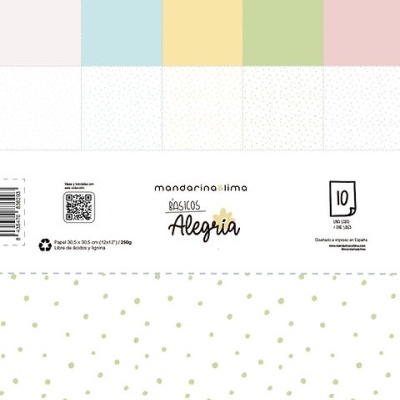 Papel decorativo com cores pastel e padrão de pontos