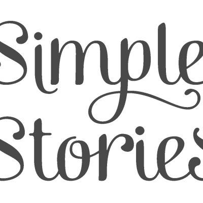 Logotipo Simple Stories em cinza escuro sobre fundo branco