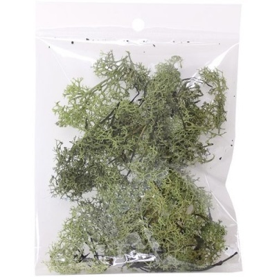 Pacote de musgo artificial verde para decoração