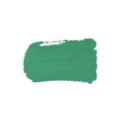 Mancha de pintura verde com textura de pinceladas sobre fundo branco