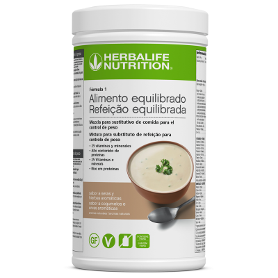 Embalagem Herbalife Nutrition Fórmula 1 Alimento equilibrado Refeição equilibrada