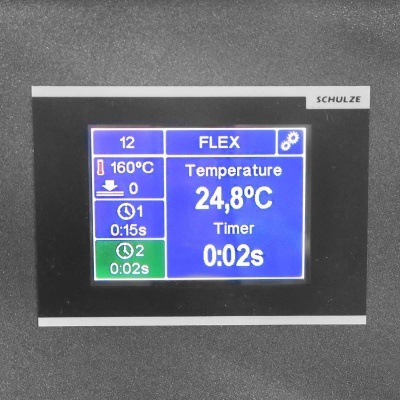 Painel de controlo digital SCHULZE com ecrã colorido