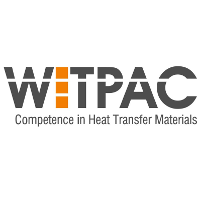 Logótipo da WITPAC com texto Competence in Heat Transfer Materials