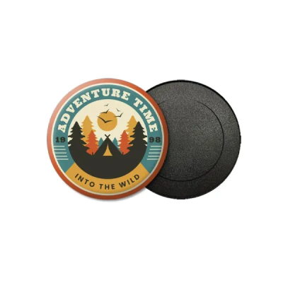 Ímanes redondos colorido e preto áspero para decoração