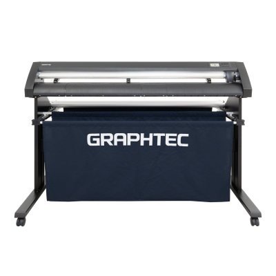 Impressora de grandes formatos GRAPHETEC com saco azul