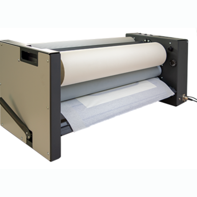 Dispositivo laminador de mesa com rolos e alavanca lateral