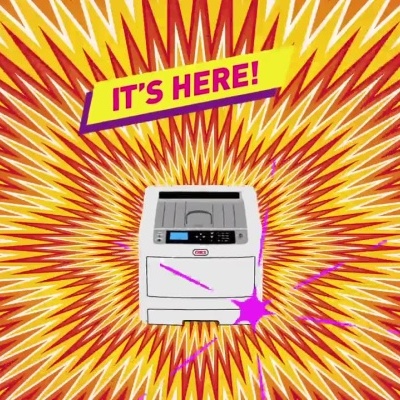 OKI® Impressora Laser C824DN