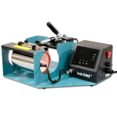 Máquina de transferência térmica InkONE azul e preta