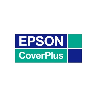 Logótipo EPSON CoverPlus azul e verde