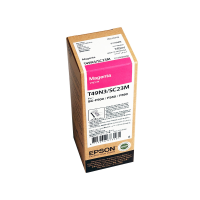 Caixa de tinta Epson magenta modelo T49N3/SC23M