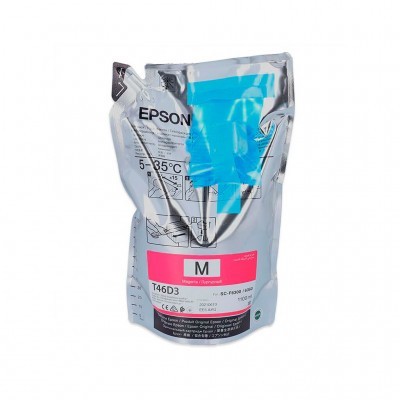 Embalagem metálica de tinteiro Epson magenta T46D3