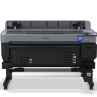Impressora de grande formato Epson SureColor P20000 com painel digital e suporte para rolo de papel
