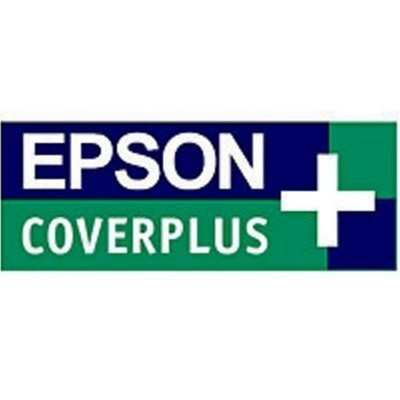 Logótipo EPSON COVERPLUS em verde, azul e branco
