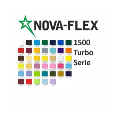 Tabela de cores NOVA-FLEX 1500 Turbo Serie com 36 quadrados coloridos