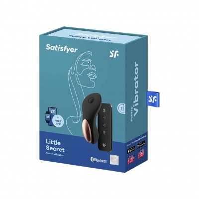 Embalagem azul de vibrador Satisfyer Little Secret