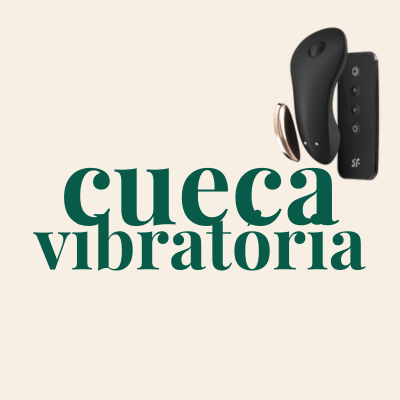 Cueca vibratória preta com controle remoto preto e detalhes dourados