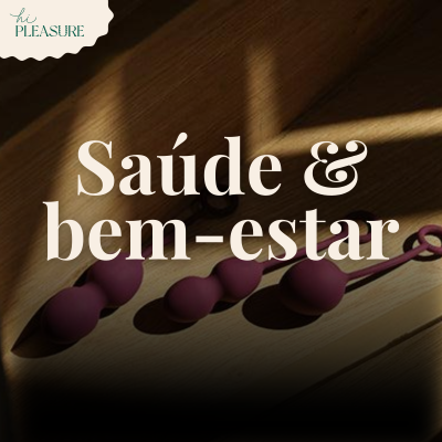 Conjuntos de bolas de silicone roxas sobre madeira com texto saúde e bem-estar