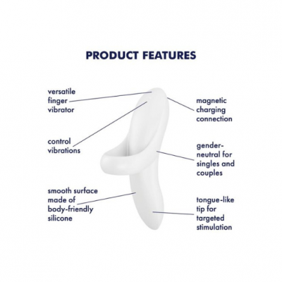 Vibrador branco versátil de silicone com várias características