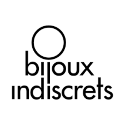 Logótipo preto da marca Bijoux Indiscrets em fundo branco