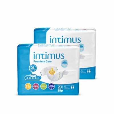 Pacote de pensos higiénicos Intimus Premium Care XL Slip super 20 unidades