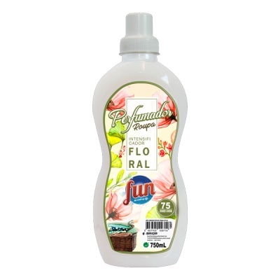 frasco de amaciador de roupa floral fun 750mL
