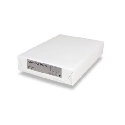 Pacote de papel branco para impressora White Box Paper A4.