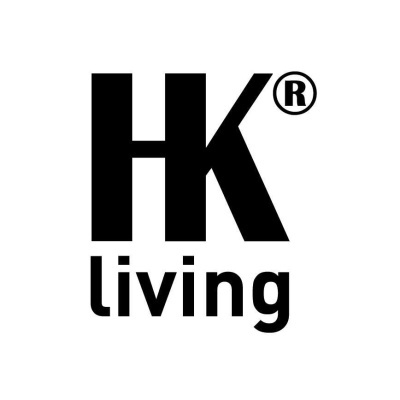 Logótipo HK living preto em fundo branco