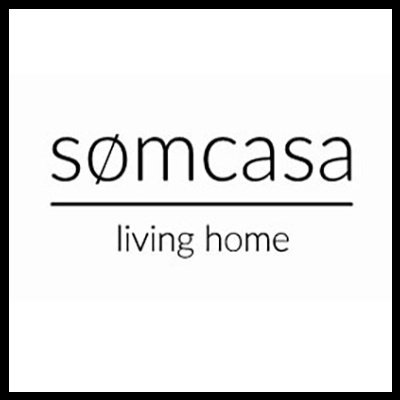 Logótipo sØmcasa living home em fundo branco