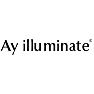 Logótipo Ay illuminate em texto preto sobre fundo branco