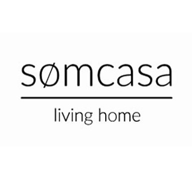 Logótipo sØmcasa living home em fundo branco