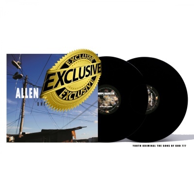 Álbum em vinil com selo EXCLUSIVE e dois discos pretos