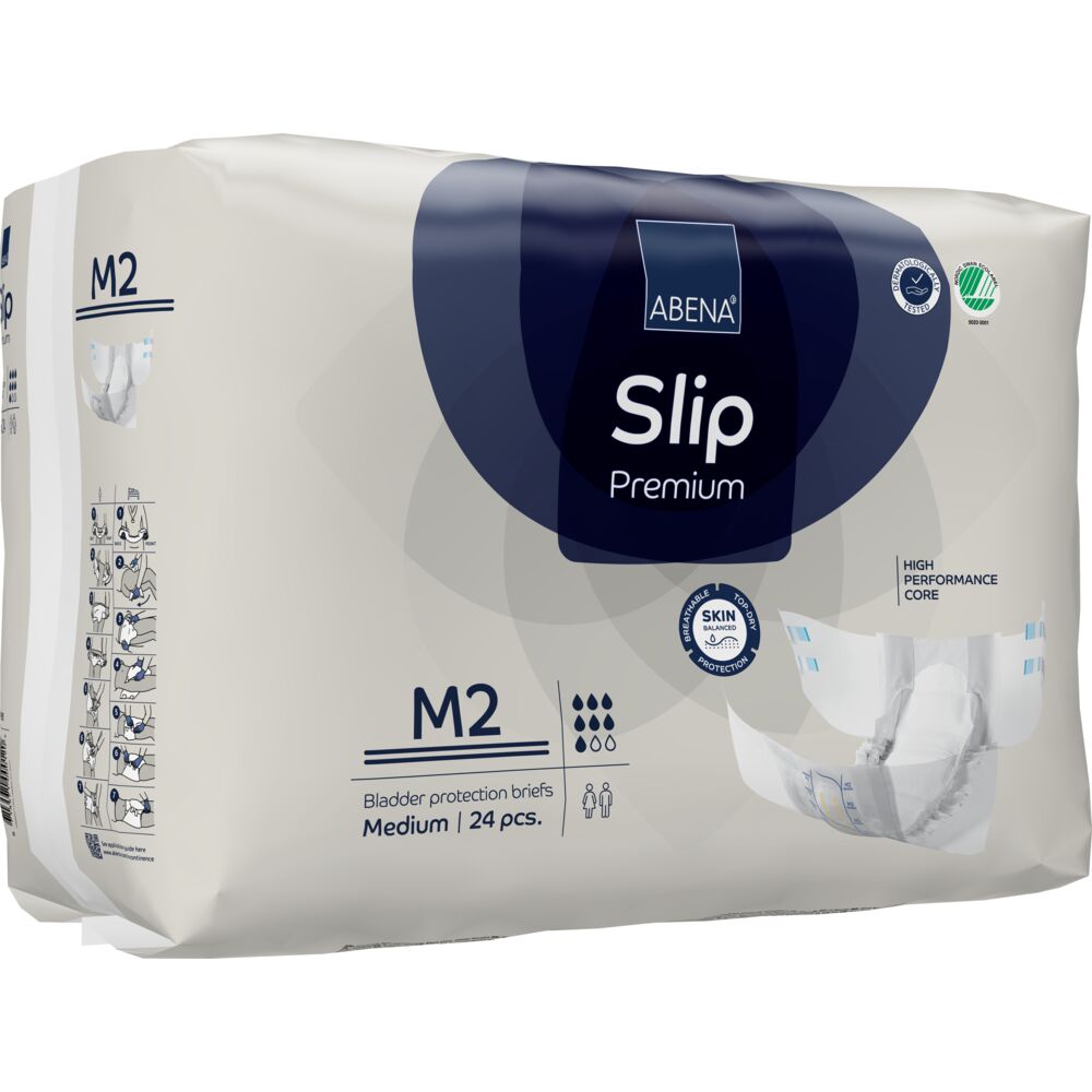 Abena Slip tamanho M2 Pack de cuecas para proteção da bexiga Abena Slip Premium M2 médio