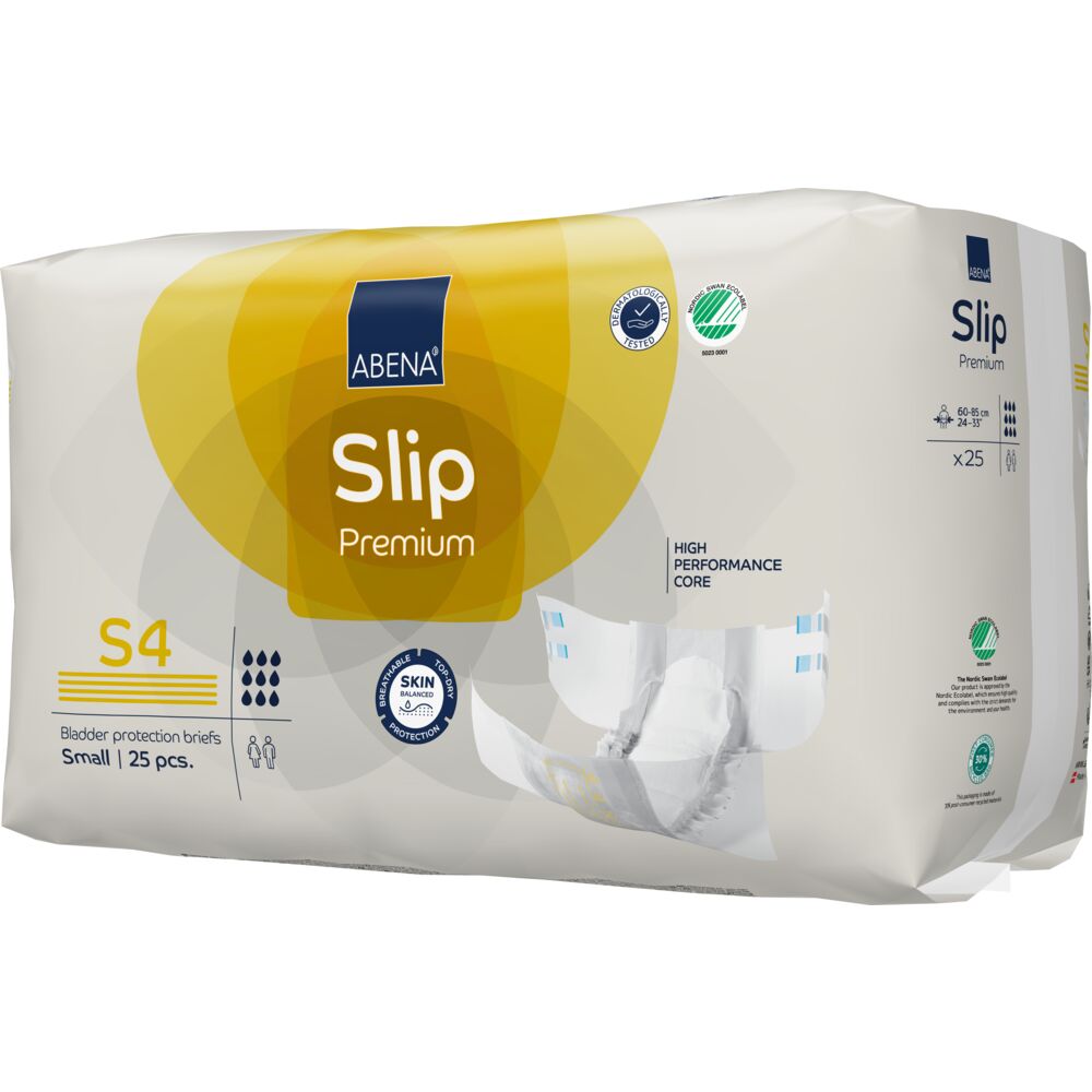 Abena Slip tamanho S4 Pacote de fraldas ABENA Slip Premium Small 25 unidades