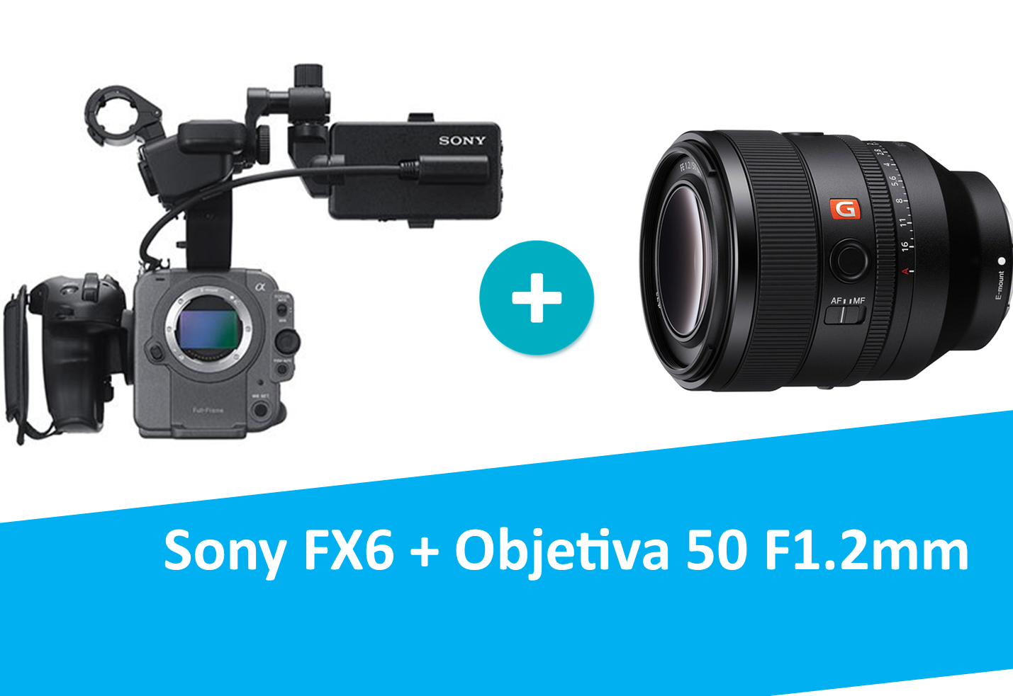 Sony FX6 + Objetiva Sony 50mm F1.2