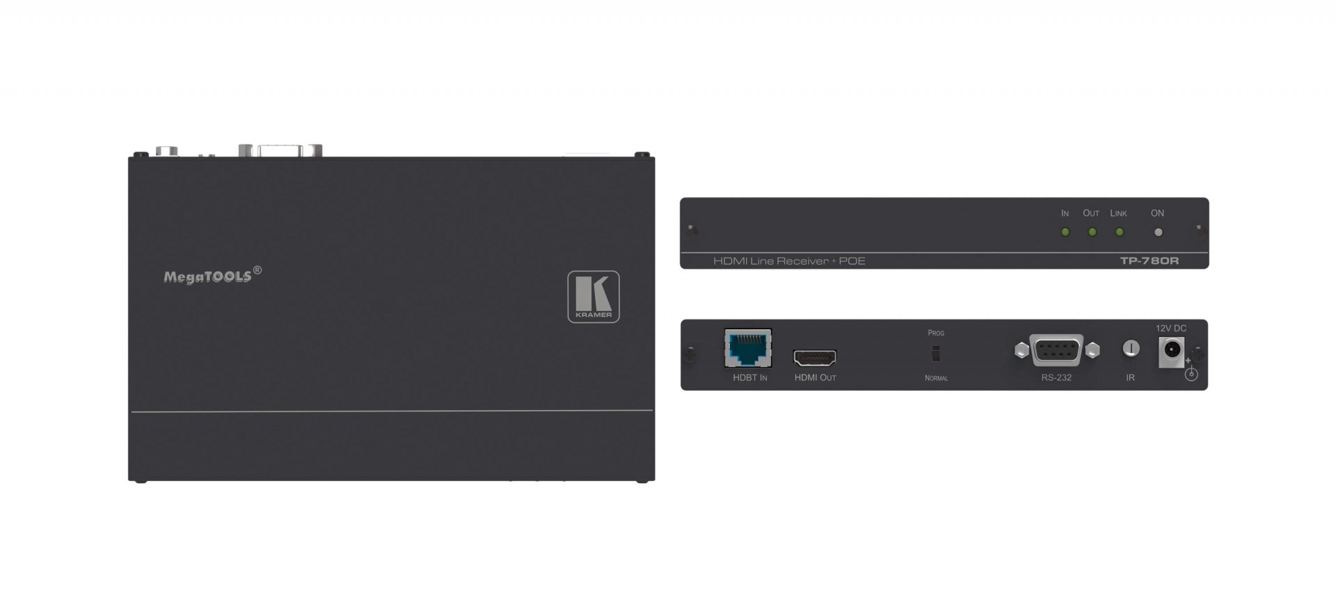 Kramer TP-780R - 4K60 4:2:0 HDMI HDCP 2.2 PoE Receiver