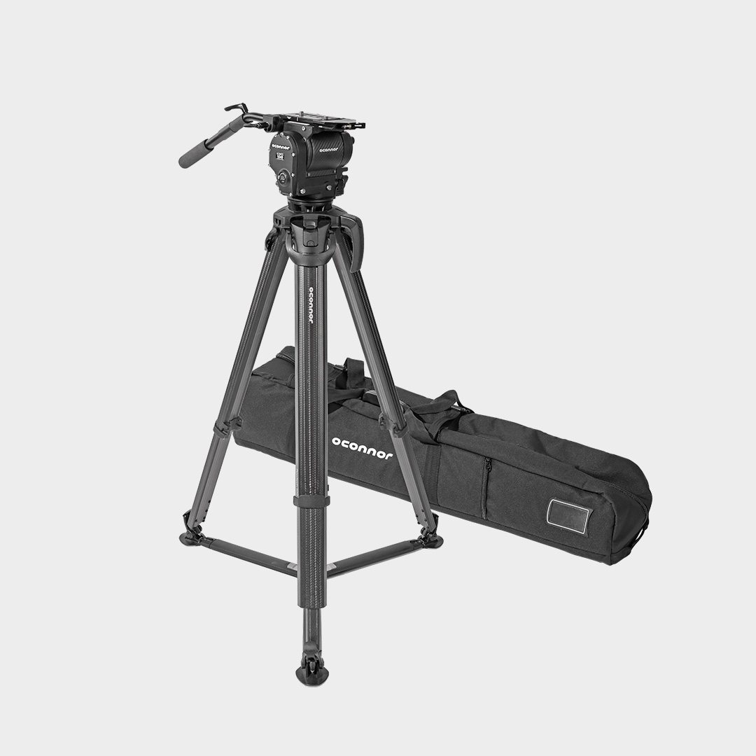 O'Connor 1040 Fluid Head & flowtech® 100 Tripod System with Floor Spreader