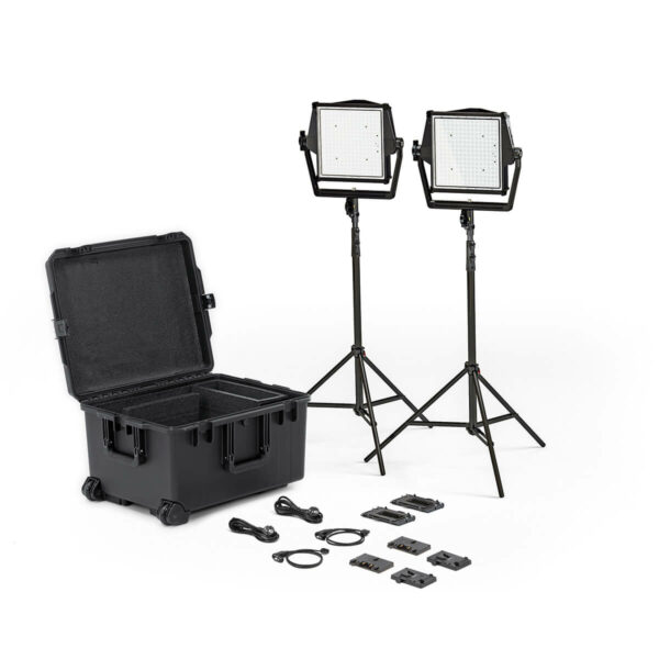 Litepanels Astra IP 1×1 – Traveler Duo GM&VM Kit (Standard Yoke, EU Power Cable)