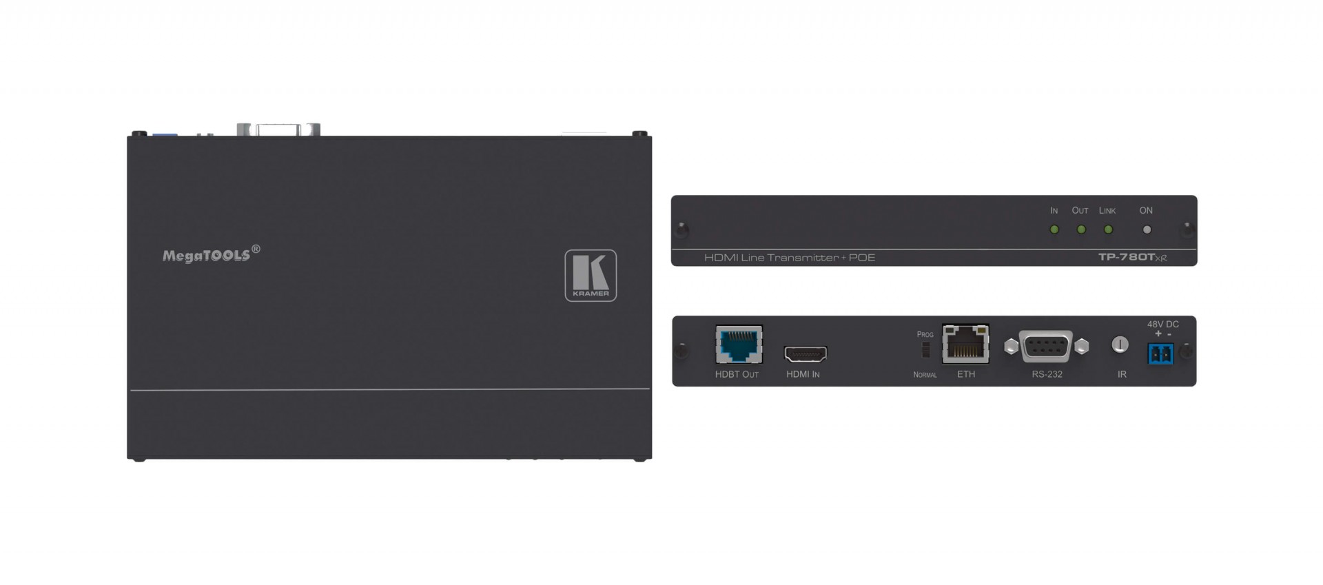 Kramer TP-780Txr - 4K60 4:2:0 HDMI HDCP 2.2 PoE Transmitter