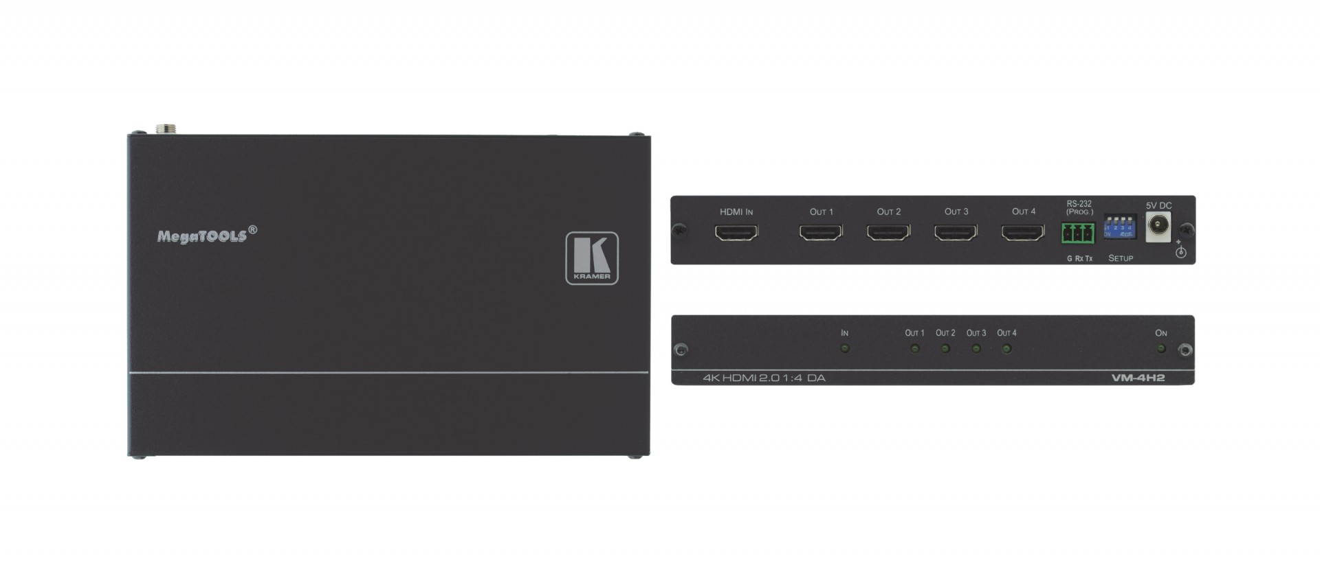 Kramer VM-4H2 1:4 4K HDR HDMI distribution amplifier