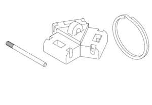 Sachtler Centre Piece KIT S2036-1906 Caixa de 3 unidades