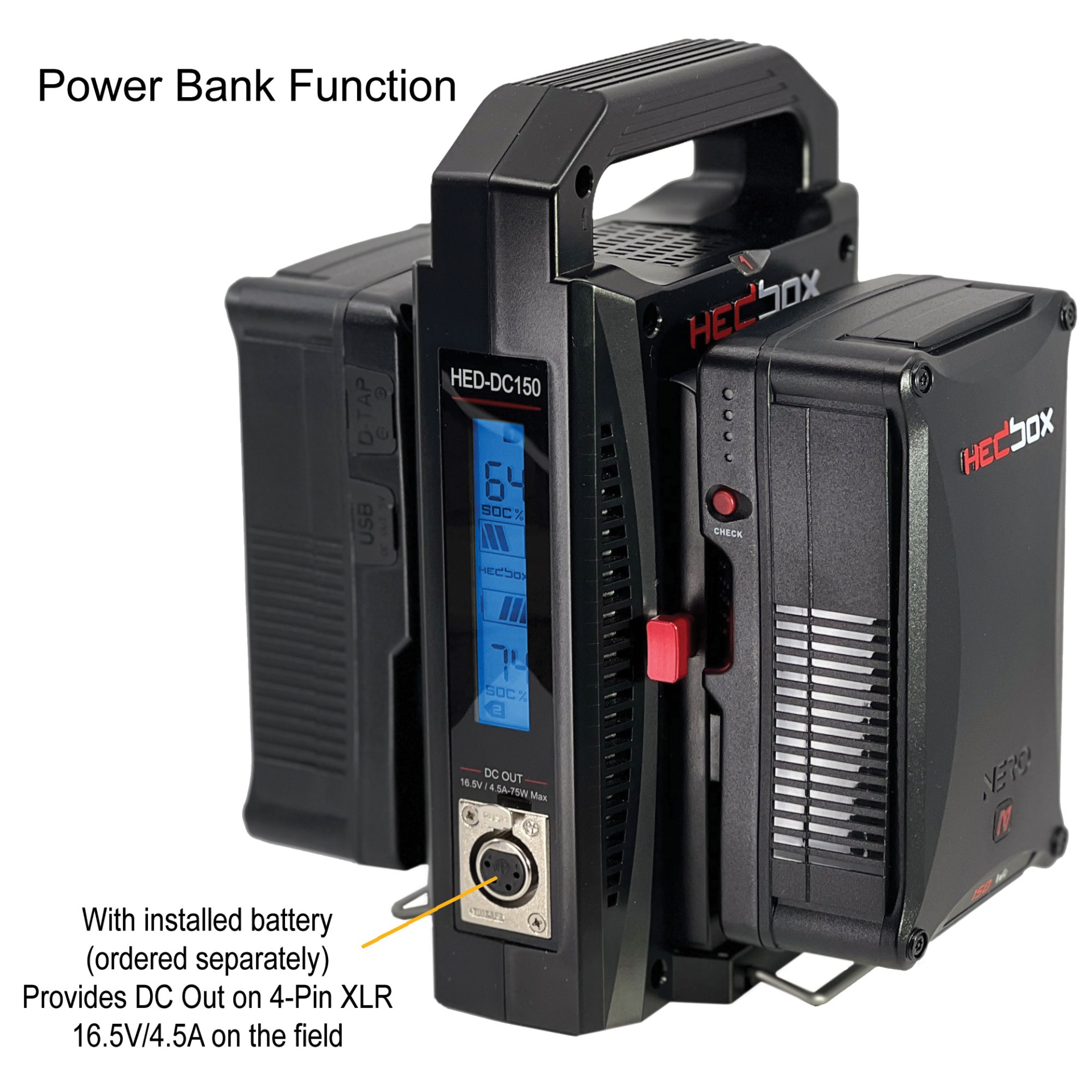 Hedbox HED-DC150V - V-Mount Charger