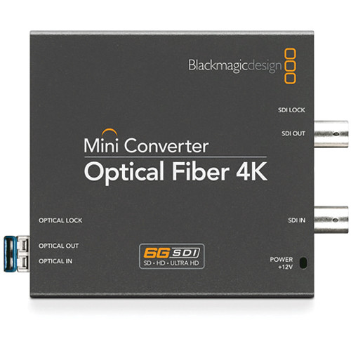 Blackmagic Mini Converter - Optical Fiber 4K