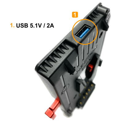 Hedbox UNIX-0B - Power Adaptor Plate