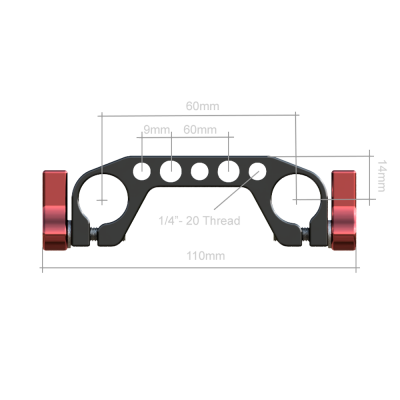 Hedbox HOLD II SYSTEM - 15mm Rod Mounting Battery