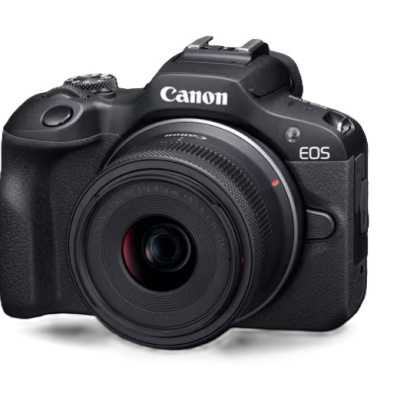 Canon Câmara EOS R100 + RF-S 18 – 45mm IS STM + RF-S 55-210mm F5-7.1 IS STM