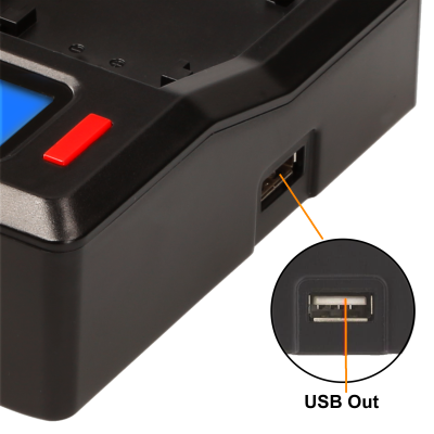 Hedbox RP-DC50-BLK22 - Including 2x Panasonic plat