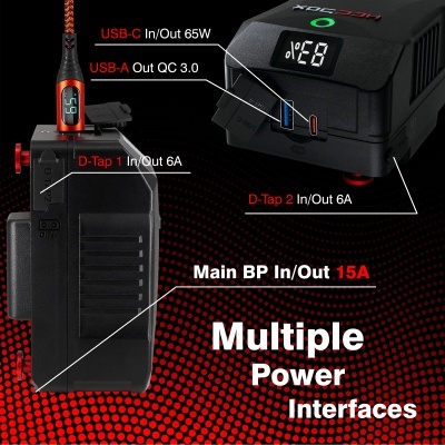 Hedbox NINA-M - Mini GOLD-Mount SMART Battery 99.2