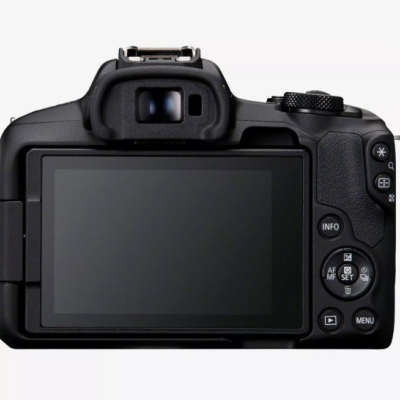 Canon EOS R50, Preto + Objetiva RF-S 18-45mm F4.5-6.3 IS STM